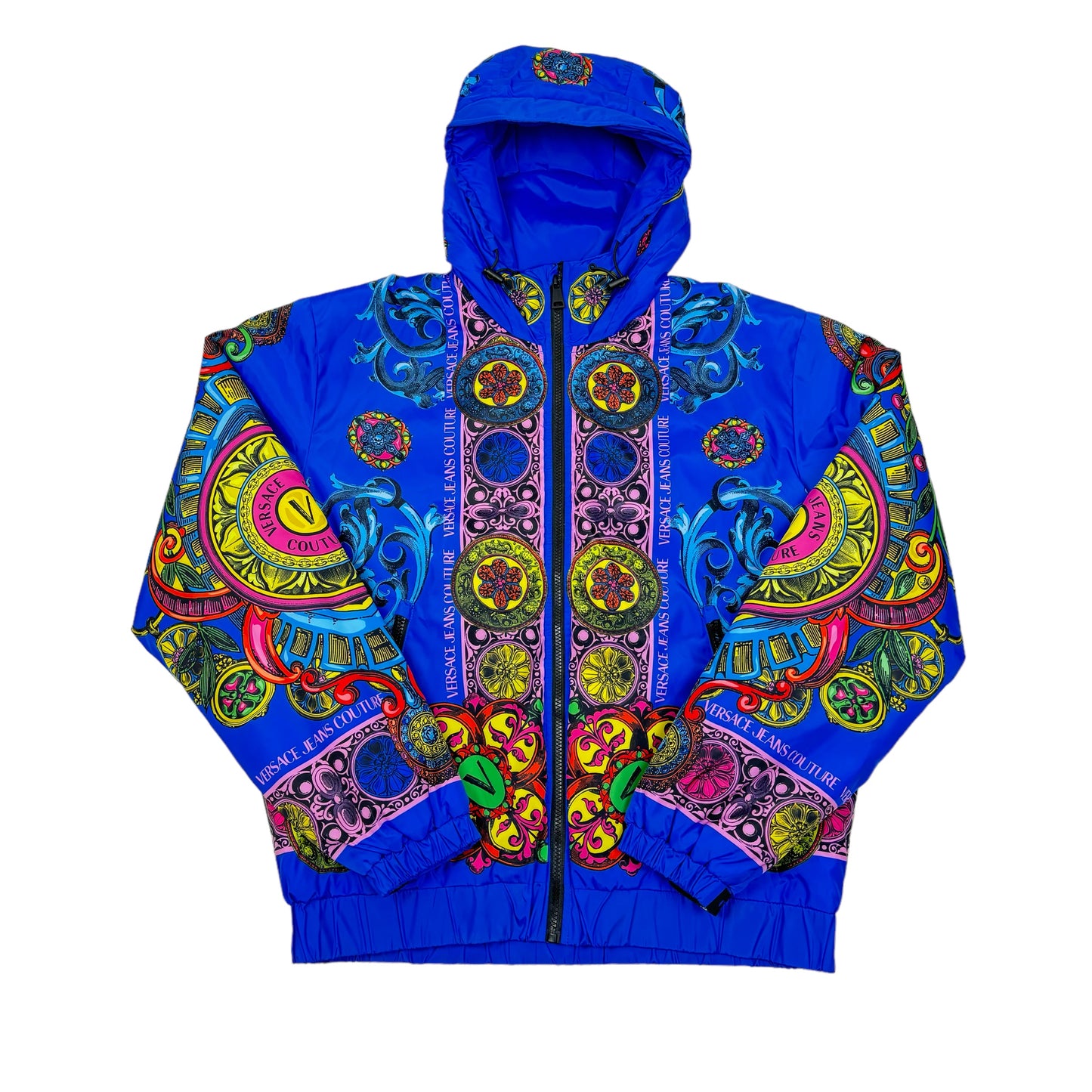 (М) Яке Versace Jeans Couture Regalia Jewel Print Jacket